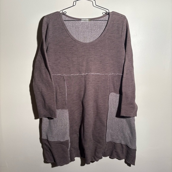 Chalet et cici Asymmetric Sweatshirt Dress - Picture 1 of 7